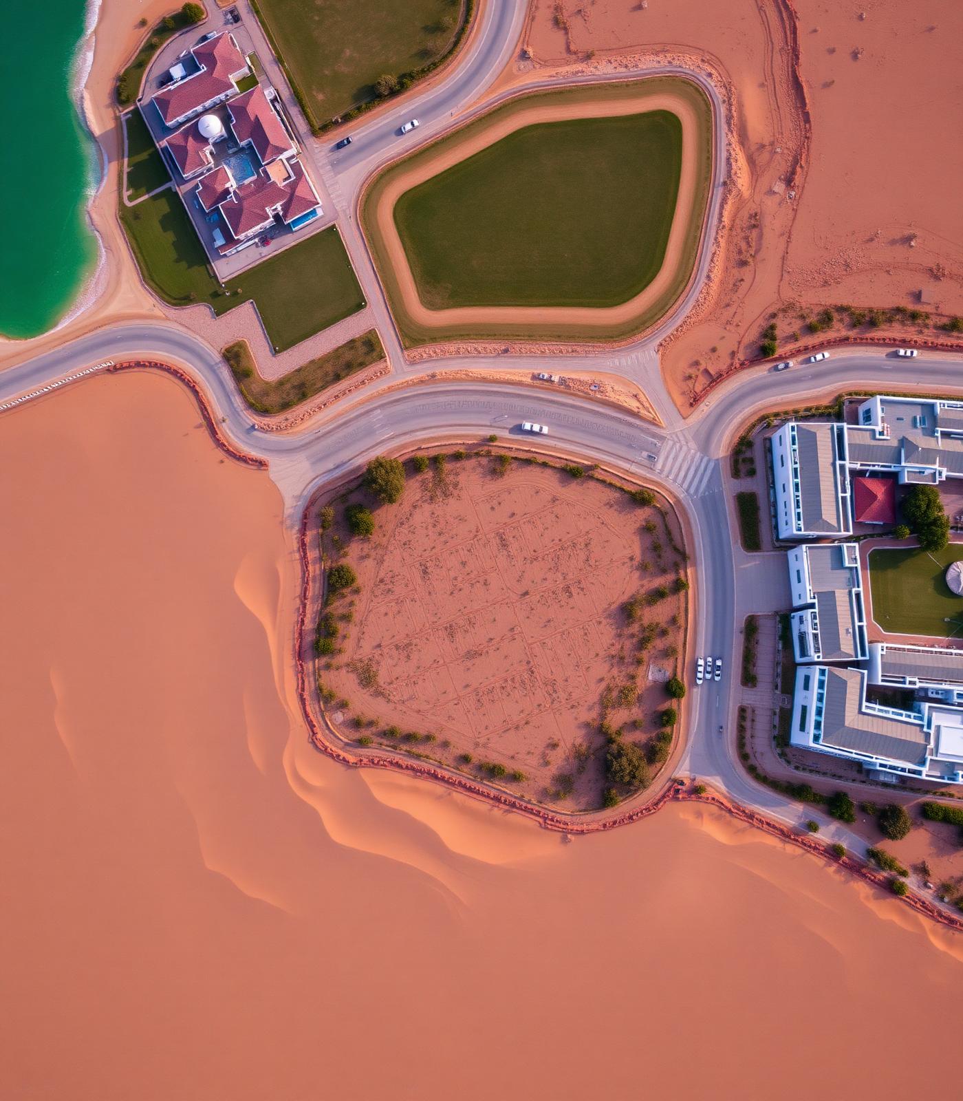 Aerial of land parcel